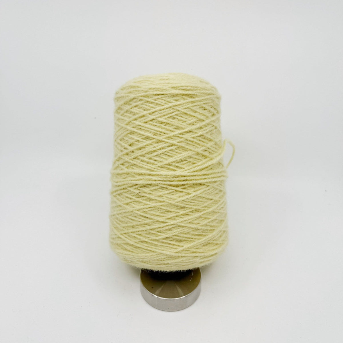 Tufting wool cone showing fibre sheen