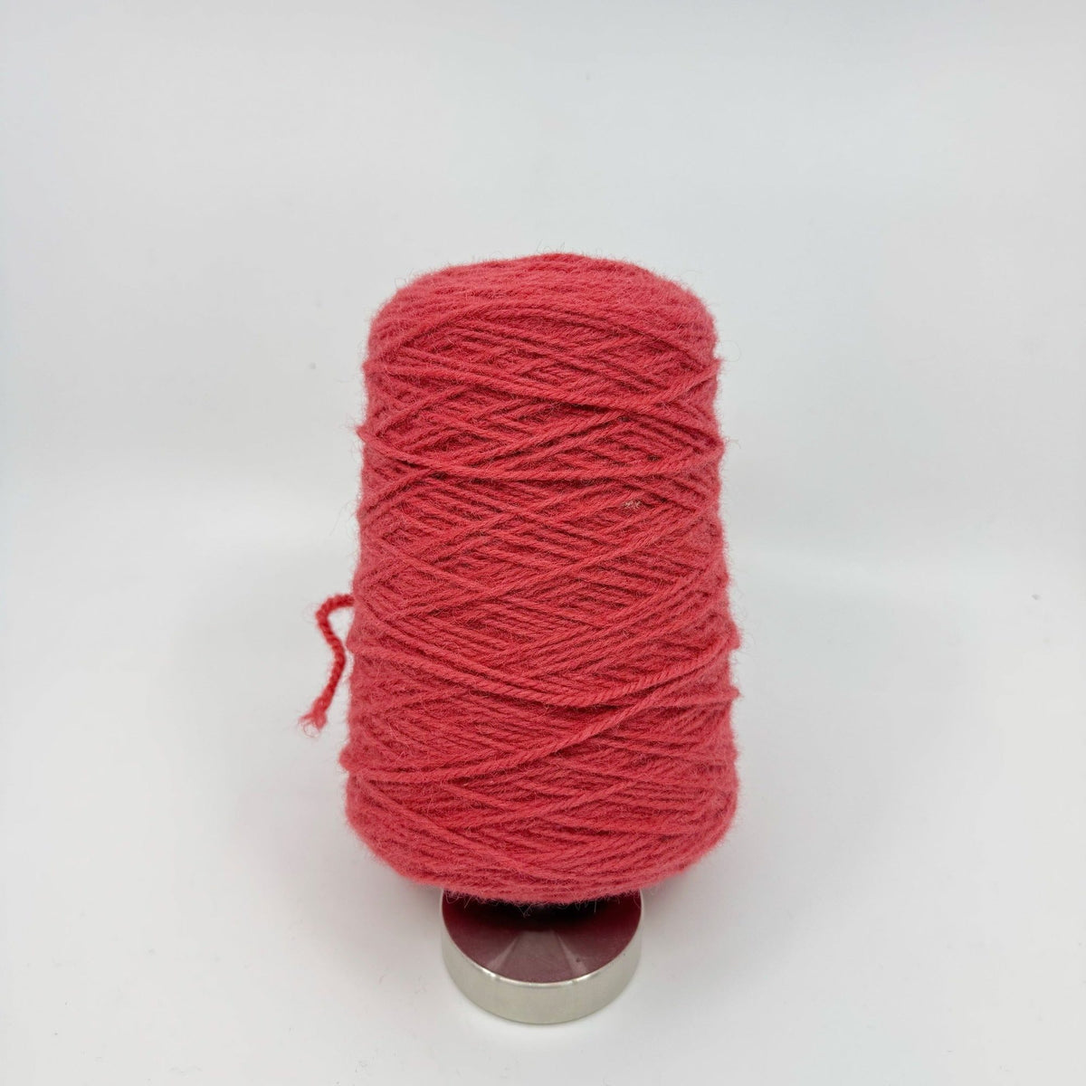 Tufting wool cone in a soft neutral shade