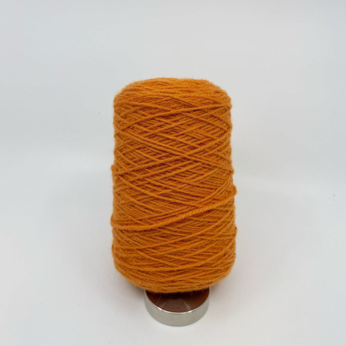 Tufting wool cone in a fresh green shade