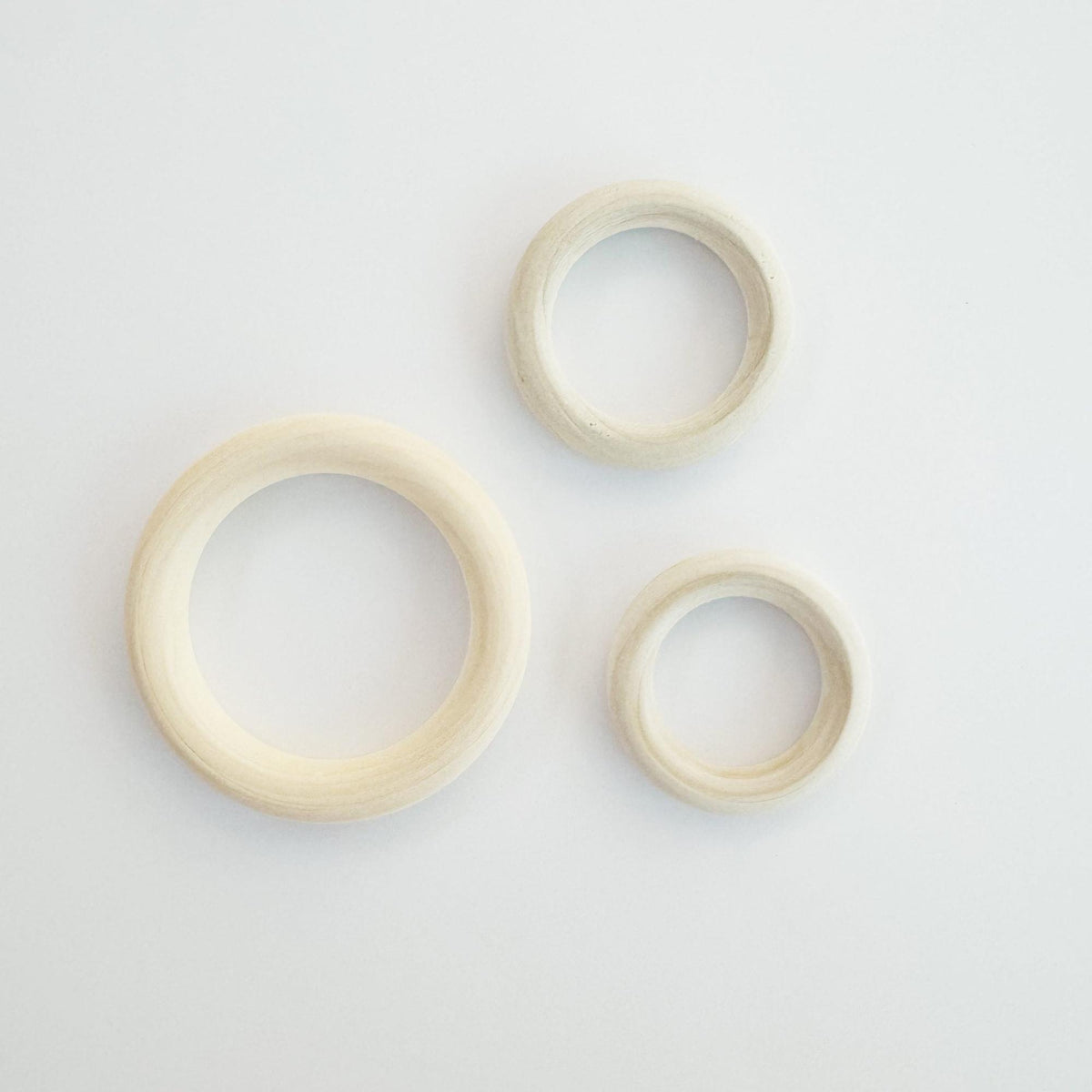 Craftinglove wooden rings for macrame projects