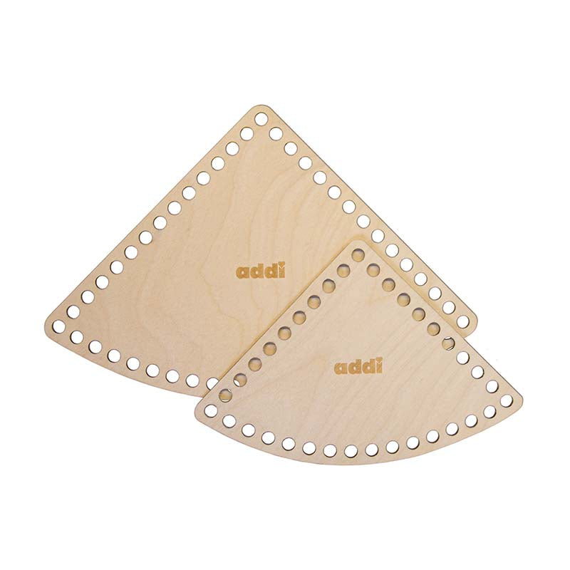 Addi Shapes triangle wooden base for crochet baskets