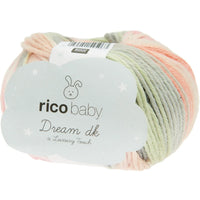 Baby Dream DK luxury yarn in salmon-grey, 50g by Rico Design