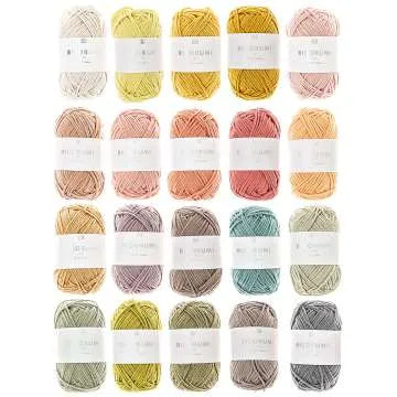 Ricorumi cotton yarn, set of 20 x 25g by Rico Design