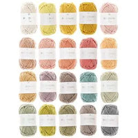 Ricorumi cotton yarn, set of 20 x 25g by Rico Design