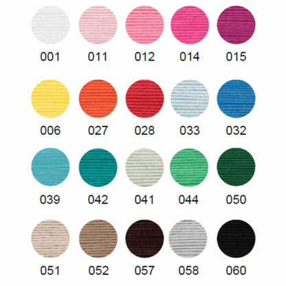 Ricorumi DK cotton yarn set colour overview