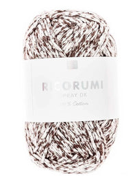Ricorumi cotton yarn in brown, 25g by Rico Design