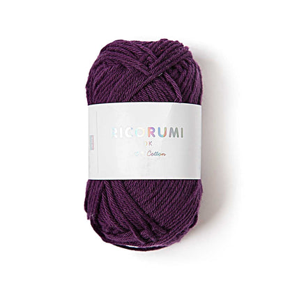Garn Baumwolle - Ricorumi dk - 25g - Rico Design - 80 Farben