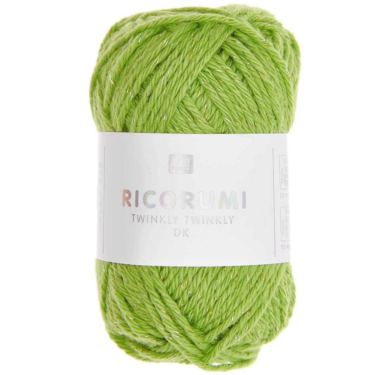 Ricorumi cotton yarn in green, 25g by Rico Design