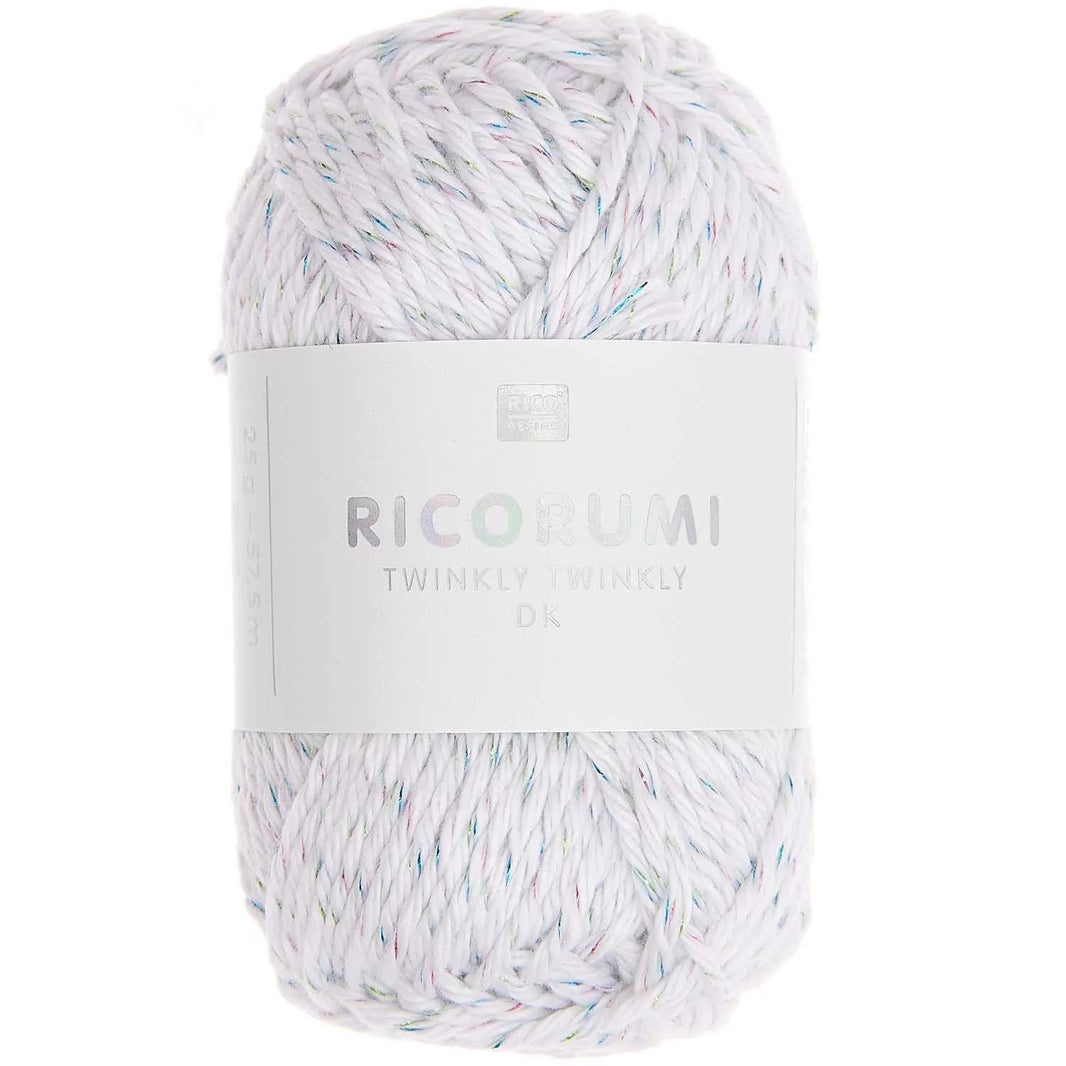 Ricorumi cotton yarn in rainbow, 25g by Rico Design