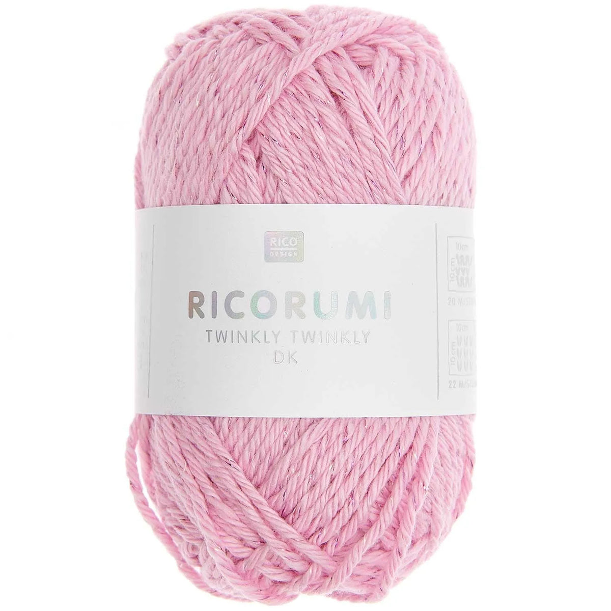 Ricorumi cotton yarn in pink, 25g by Rico Design