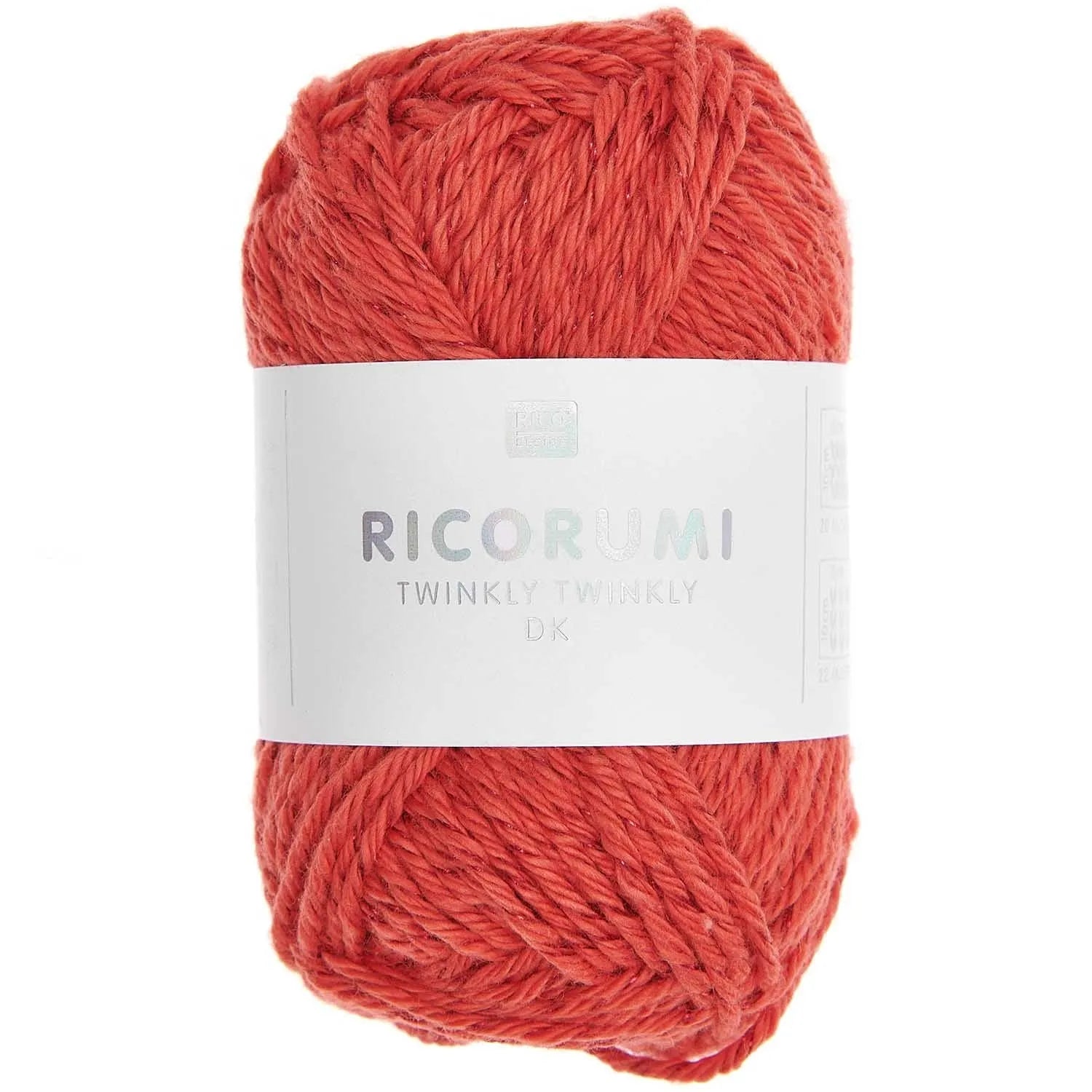 Ricorumi cotton yarn in red, 25g by Rico Design