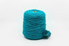 Acrylic tufting yarn on cone, 400g in Turquoise