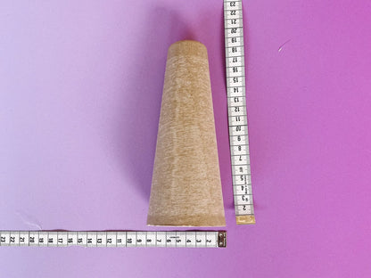 Cardboard yarn cones, set of ten, detail
