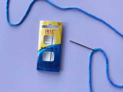 Iris Sticknadel ohne Spitze, Detail