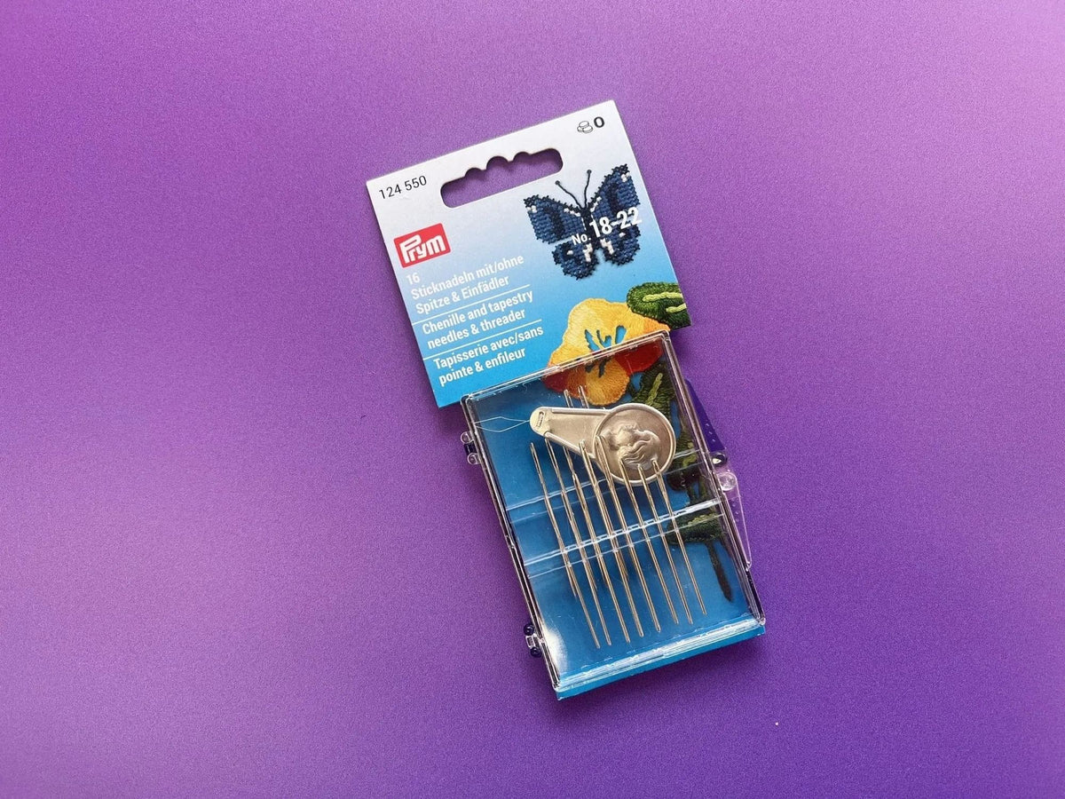 Prym Sticknadeln mit und ohne Spitze, Verpackung