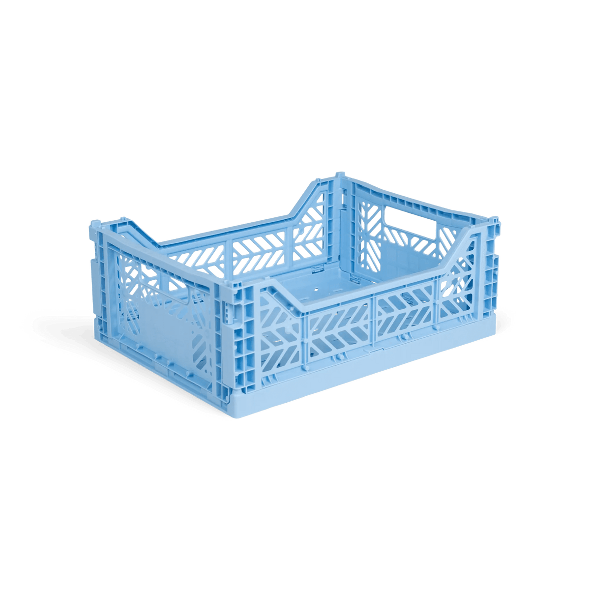 Aykasa Midi Faltkiste in Baby Blue, Tuftingmaschinen-Grösse