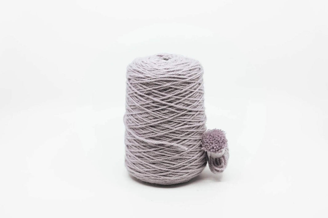 Rugwool NZ tufting yarn, 500g cone in Lavender