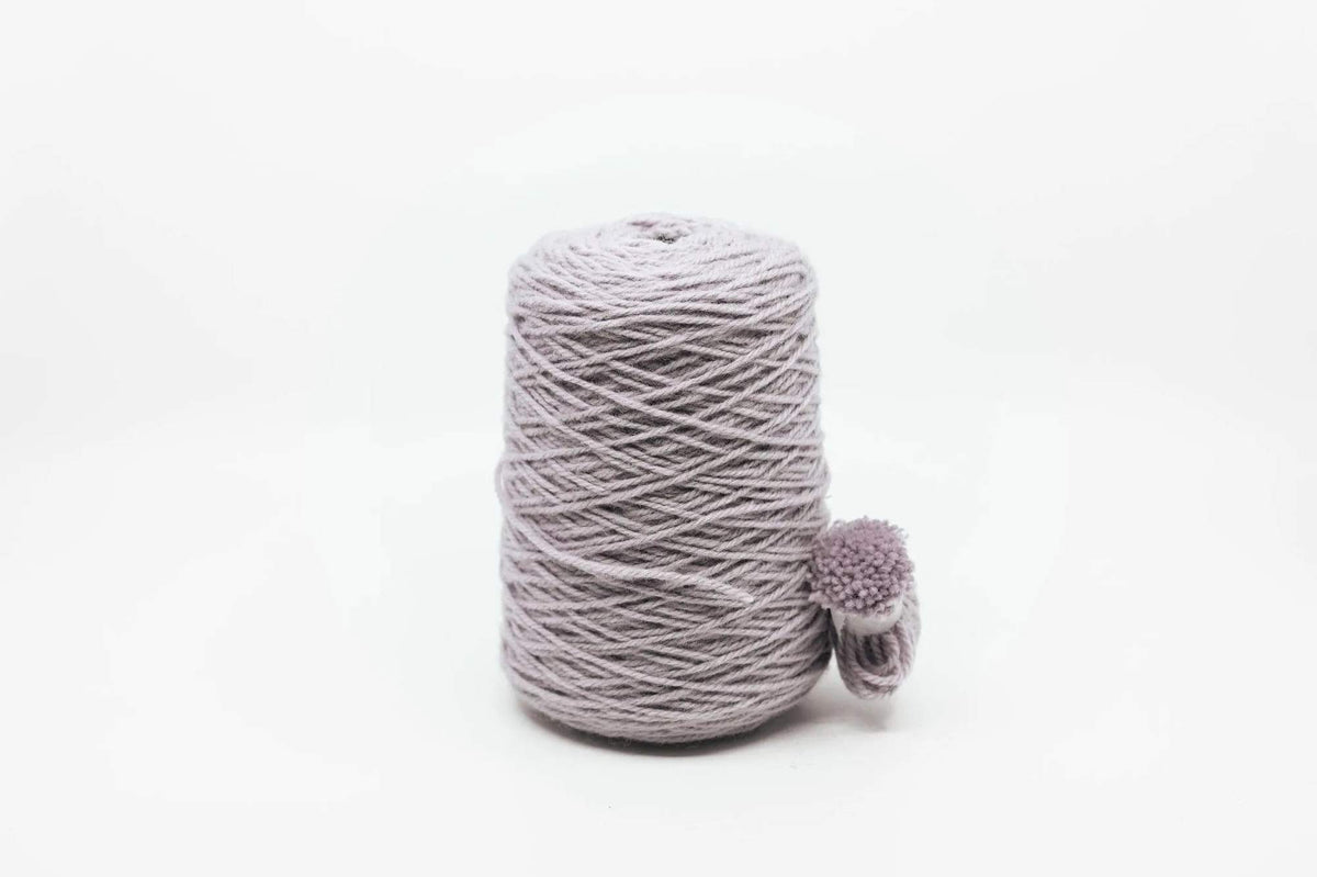 Rugwool NZ tufting yarn, 500g cone in Lavender
