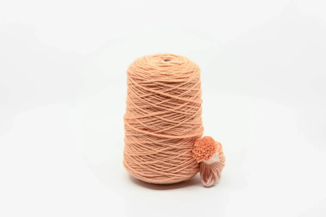 Rugwool NZ tufting yarn, 500g cone in Melon