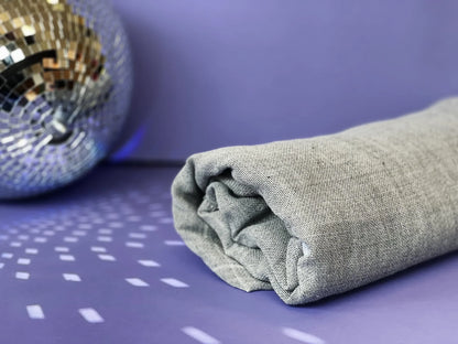 Premium-Tuftingcloth in Grau, 60/60, Webungs-Detail