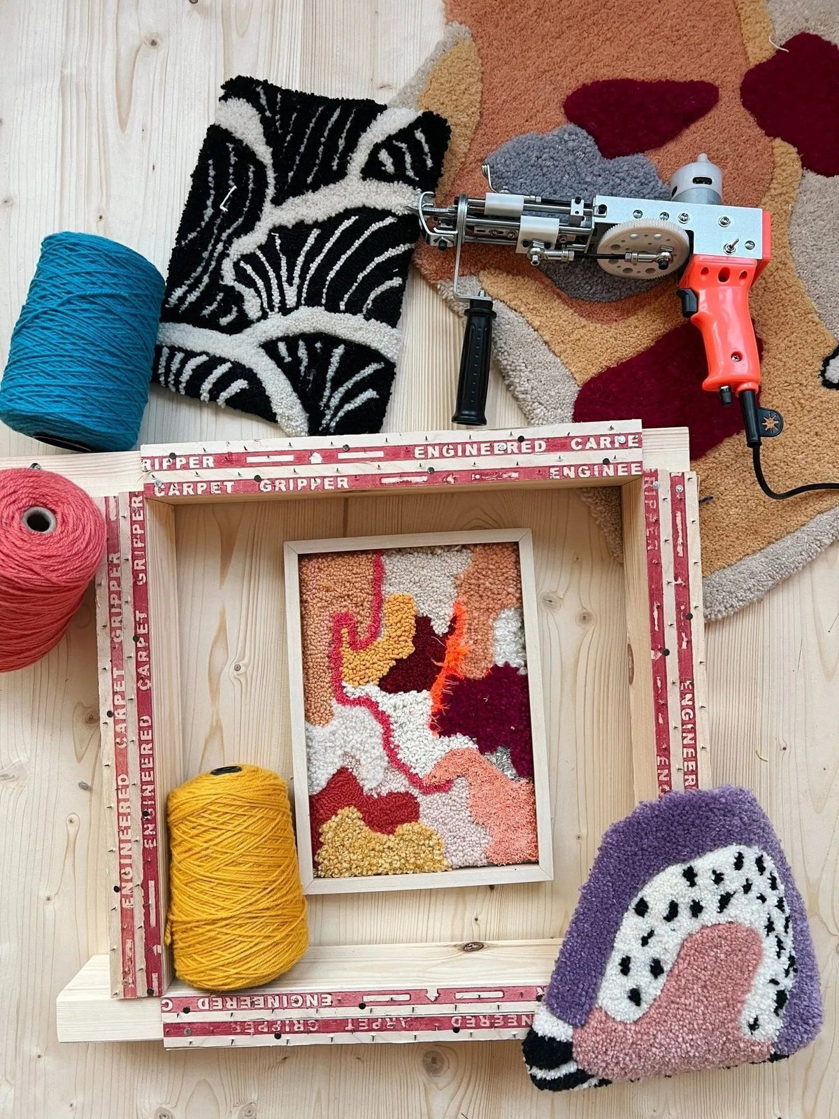 Abend-Tuftingworkshop im Tuftinglove-Atelier bei Aarau