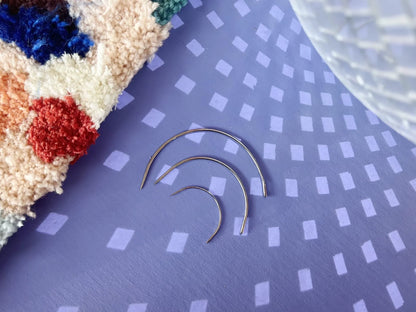 Prym upholstery needle set, side view
